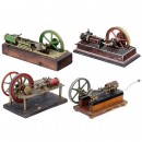 4 Horizontal Steam Engines, c. 1950