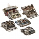 5 Typewriter Demonstration Models