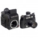 2 Half-Format Cameras: Robot 18 Star 50 and Rolleiflex 3000 ED
