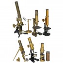 6 Brass Microscopes