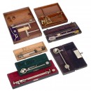 Collection of 7 Cased Planimeters, c. 1900-30