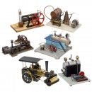 5 Steam Engines and 1 Steam Roller