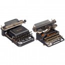 2 Small Mechanical Typewriters