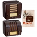 2 Mende Tube Radios with Bakelite Cases