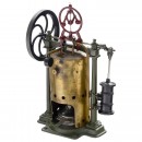 Single-Cylinder Overcrank Steam Engine by Rossignol, c. 1890