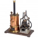 Maudslay's Table Steam Engine with Boiler, c. 1900