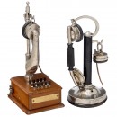 2 French Telephones, c. 1920