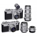 Nikon M, Nikon S and 5 Nikkor Lenses