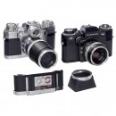 2 Contarex Cameras and 2 Lenses