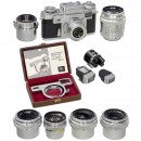 Contax III Outfit with 7 Lenses and 2 Viewfinders, c. 1948-60