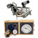 1 Sextant, 2 Anemometers and 1 Barometer