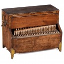 Early Bohemian Street Barrel Organ by Kamenik, c. 1880