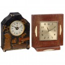 2 French Timepieces, c. 1930