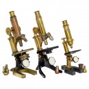 3 Brass Microscopes