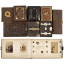 8 Small Portrait Albums, c. 1860-80