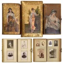 3 Decorative Deluxe Albums, c. 1900