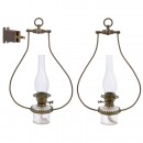 2 Paraffin Ship's Lamps, c. 1890