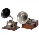 2 French Phonographs, c. 1904