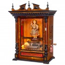 Swiss Station Musical Box with Doll Automaton, c. 1895