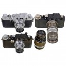 3 Screw-Leicas and Lenses