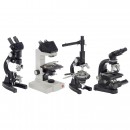 4 Ernst Leitz Microscopes