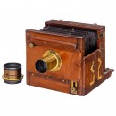 Tailboard Camera with Triple Achromatic Lens, c. 1870