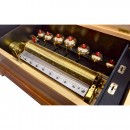 Cylinder Musical Box with 7 Bells by Ami Rivenc, c. 1885