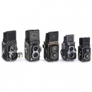 5 TLR Cameras in 4 x 4 cm and 6 x 6 cm