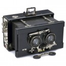 Stereo Panoramic Strut-Folding Camera by Goldmann, 1913
