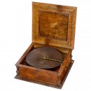 Rare Sirion 18 3/8 in. Shifting-Center Disc Musical Box, c. 1897