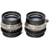 一对立体相机镜头Doppel Anastigmat 6.8/210mm