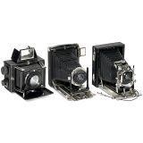 Ernemann Miniatur-Klapp 和其它两台相机
