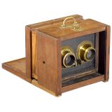 “Dubroni，Paris”立体湿板推移箱式(Sliding Box)相机，1860