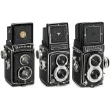 Rolleiflex T, Rolleicord V and Ia    1936-1974年