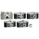 5台 Finetta/Finette 相机    1948-1952年