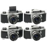 4台版本不同的爱克山泰相机 4 Exakta-Models