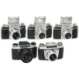 5台版本不同的爱克山泰相机