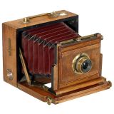 可折叠平板相机9 x 12 cm, 1896年