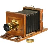 湿板旅行相机, Carpentier制造, 约1860年