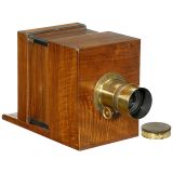 可滑动机身相机带Derogy镜头, 约1858–60年