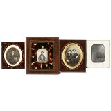 4张达盖尔式摄影法照片, 约1845-50年