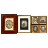 6张达盖尔式摄影法照片, 约1850年