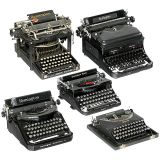 5台Remington 打字机