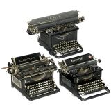 3台标准前击打字机