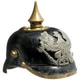 帝国时代的普鲁士尖顶头盔     自1895年起
