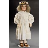 Large Bisque Child Doll by Kestner      1900年前后