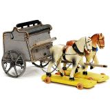 玩具：弹药车及2匹马, 约1915年
