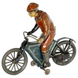 玩具：摩托车手 Heinrich Fischer & Co, 约1914年