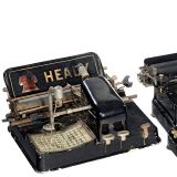 3台打字机（Fox Sterling No. 3,Hammond Multiplex和Heady）