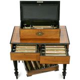 瑞士Billon-Haller 音乐盒，带18个可更换滚筒，1890年前后